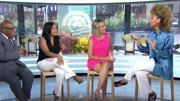 Y-3 Satin Zip-Pocket Shirt porté par Ally Love comme on le voit dans Aujourd’hui le 27 juin 2023