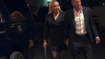 Fendi Tights Black nylon stockings worn by Shannon Beador as seen in The Real Housewives of Orange County (S17E03)