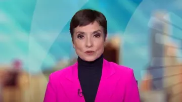 Generation Love Delilah Blazer porté par Catherine Herridge comme vu dans CBS Mornings le 27 juin 2023