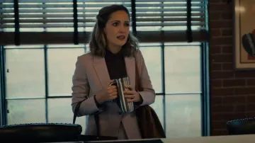Theory Stretch Wool Flare Pant worn by Sylvia (Rose Byrne) as seen in Platonic (S01E08)