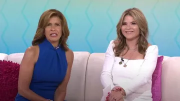Veronica Beard Alona Long Sleeve Tweed Minidress worn by Jenna Bush Hager as seen in Today with Hoda & Jenna on June 28, 2023