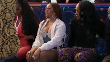 Loewe Fig­u­ra­tive Met­al Heart-Shaped Sunglasses worn by Drew Sidora as seen in The Real Housewives of Atlanta (S15E08)