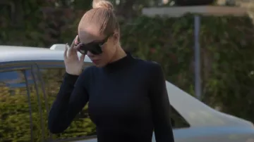 Rick Owens Documenta Sunglasses worn by Khloé Kardashian as seen in The Kardashians (S03E06)