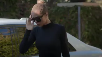 Rick Owens Documenta Sunglasses worn by Khloé Kardashian as seen in The Kardashians (S03E06)