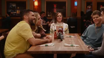 Perte d'Ego Le Cit­ron Cut­work Shirt worn by Lance Arroyo (Josh Segarra) as seen in The Other Two (S03E10)