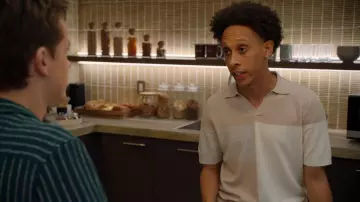Reiss Tondo Wool-Blend Polo porté par Malcolm (Aaron Branch) vu dans Unstable (S01E05)