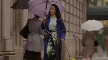 Prada Promenade Leather Crossbody Bag usado por Charlotte York (Kristin Davis) como se ve en And Just Like That... (S02E03)