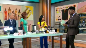 A.L.C. Malia Top worn by Elisabeth Werner as seen in CBS Mornings on June 29, 2023