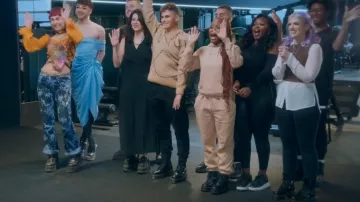 Dr. Martens Jadon Smooth Leather Plat­form Boots worn by Ryan Beaumont as seen in Glow Up: Britain's Next Make-Up Star (S04E01)