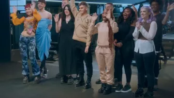 Pretty Little Thing Satin Dress worn by Charlie Carter as seen in Glow Up: Britain's Next Make-Up Star (S04E01)