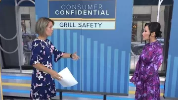 Ted Baker Sammieh Floral Print Mini robe portée par Vicky Nguyen comme vu dans Aujourd’hui le 30 juin 2023