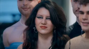 Co­bra Snake Ear­rings worn by Yong-Chin Marika Breslin as seen in Glow Up: Britain's Next Make-Up Star (S04E01)