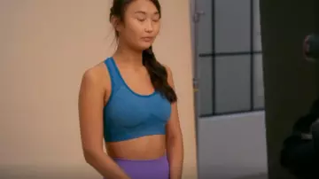Gymshark Seam­less leg­gings as seen in Glow Up: Britain's Next Make-Up Star (S04E01)