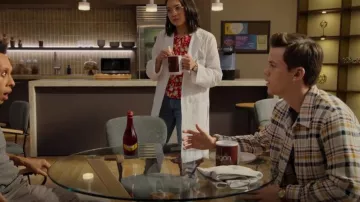 Séfr Off-White Mar­cel Shirt worn by Jackson Dragon (John Owen Lowe) as seen in Unstable (S01E08)