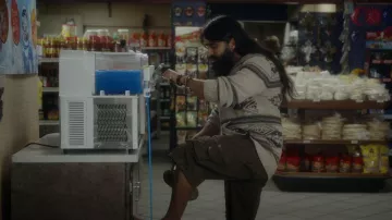 Pendleton Printed Pullover worn by Mondo (Efrain Villa) as seen in Primo (S01E03)