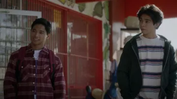 Brixton Bowery Stretch X Flannel Shirt worn by Harris(Nigel Siwabessy) as seen in Primo (S01E05)