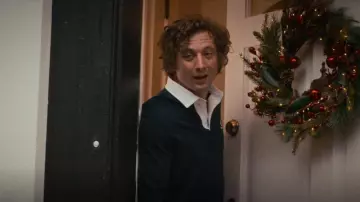 Palace X Ralph Lauren Pieced Rugby Polo worn by Carmen 'Carmy' Berzatto (Jeremy Allen White) as seen in The Bear (S02E06)