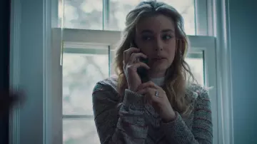 Free People Zig Zag Pullover Sweater worn by Tiffany Jerimovich (Gillian Jacobs) as seen in The Bear (S02E07)