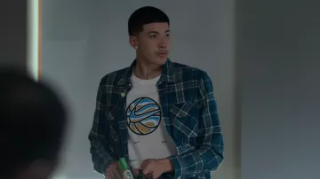 Nike Swoosh Ball Basketball T-Shirt worn by Nick Mendez (Jason Rivera-Torres) in Swagger (S02E02)