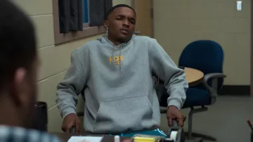 Nike SB Grey Hoodie worn by Musa Rahaim (Caleel Harris) as seen in Swagger (S02E02)