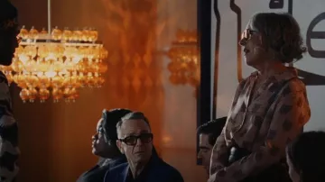 L'Agence Tyler Holly Silk Blouse worn by Nikki Katz (Jane Adams) as seen in The Idol (S01E05)