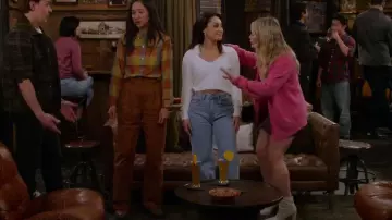 Abercrombie Curve Love High Rise Loose Jean worn by Valentina (Francia Raisa) as seen in How I Met Your Father (S02E18)