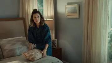 Rebecca Taylor Ikat-Pattern Cotton Shirt worn by Sylvia (Rose Byrne) as seen in Platonic (S01E09)