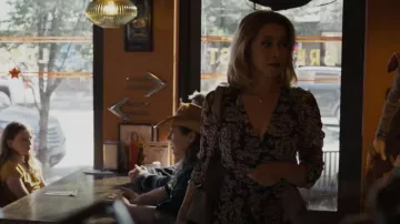 Mango Floral Pattern Dress worn by Missy (Sharon Lawrence) as seen in Joe Pickett (S02E06)