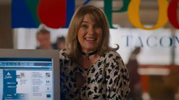 Lace Fancy Vintage Black Velvet Cameo Choker Necklace worn by Carol (Lauren K. Robek) as seen in Firefly Lane (S02E16)