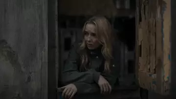Helmut Lang Cropped Bomber Jacket worn by Villanelle (Jodie Comer) as seen in Killing Eve (S04E07)