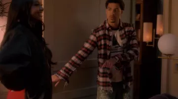 Orslow Pantalones de algodón con salpicaduras de pintura usados por Andre Johnson, Jr. (Marcus Scribner) como se ve en adulto (S06E02)