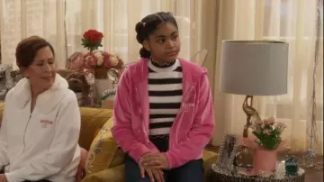 Victoria's Secret Velour Full-Zip Hoodie worn by Millicent (Jaidyn Triplett) as seen in iCarly (S03E07)