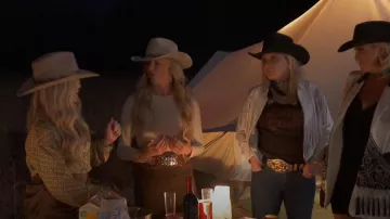 Camiseta de manga larga Skims Cotton Jersey usada por Taylor Armstrong como se ve en The Real Housewives of Orange County (S17E05)