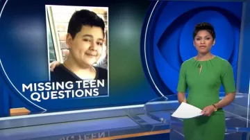 Hobbs Tillie Dress worn by Jericka Duncan as seen in CBS Evening News on July 6, 2023