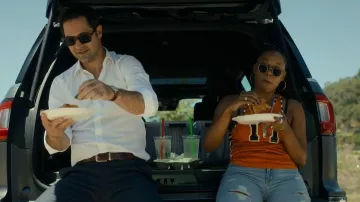 AE Ne(x)t Level Ripped Low-Rise Jegging worn by Izzy Letts (Jazz Raycole) as seen in The Lincoln Lawyer (S01E03)