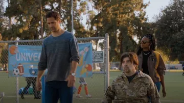 Nike Jor­dan Wo­ven Col­or-block Jack­et worn by Izzy Letts (Jazz Raycole) as seen in The Lincoln Lawyer (S01E04)