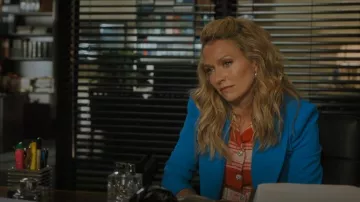 Zara Textured Waistcoat worn by Lorna (Becki Newton) as seen in The Lincoln Lawyer (S01E09)