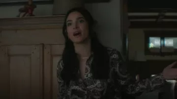 Gorjana Mini Venice Necklace worn by Bess Marvin (Maddison Jaizani) as seen in Nancy Drew (S04E06)