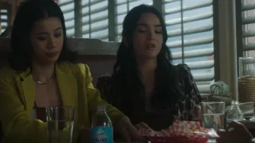 Alice + Olivia Kitty Leopard Cardigan worn by Bess Marvin (Maddison Jaizani) as seen in Nancy Drew (S04E06)