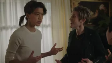 Ralph Lauren Collection Cashmere Turtleneck Sweater worn by Katherine Saville (Grace Park) as seen in A Million Little Things (S05E12)