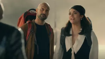 Schott NYC Suede Schott Bomber Jacket usada por Josh Skinner (Keegan-Michael Key) como se ve en Schmigadoon! (S02E04)