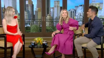 Gianvito Rossi Gianvito 105 Leather Pumps usados por Kelly Ripa como se ve en LIVE with Kelly and Mark el 12 de julio de 2023