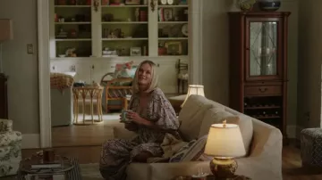 Mango Printed Maxi Dress worn by Susannah (Rachel Blanchard) as seen in The Summer I Turned Pretty (S02E01)