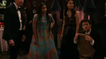 Staud Hyacincth Maxi Dress worn by Millicent (Jaidyn Triplett) as seen in iCarly (S03E08)