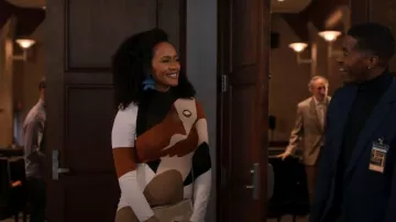 Fendi Turtleneck Mini Dress worn by Sondi (Corbin Reid) as seen in Run the World (S02E08)