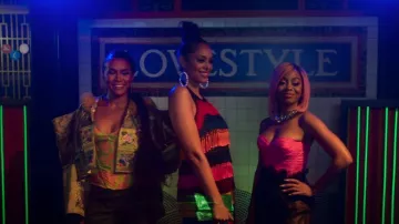 Christian Dior by John Galliano Embroidered Metallic Brocade Jacket worn by Sondi (Corbin Reid) as seen in Run the World (S02E08)