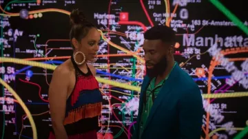 Chemise pyjama Amiri Banana Leaves portée par Ola (Tosin Morohunfola) vue dans Run the World (S02E08)