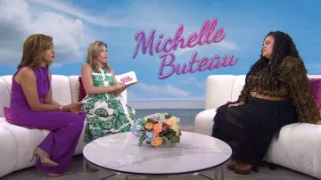 Maje Josepha Tiered Tulle Skirt worn by Michelle Buteau as seen in Today with Hoda & Jenna on July 14, 2023