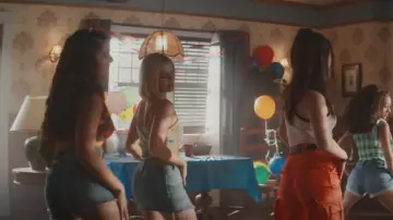 H&M Blue and Navy Skirt worn by Kate Wallis (Olivia Holt) as seen in Cruel Summer (S02E06)