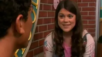 Vanilla Sugar Cream and Pink Hoodie worn by Jennifer Ann 'Moze' Mosely (Lindsey Shaw) in Ned's Declassified School Survival Guide (Season 3 Episode 20)